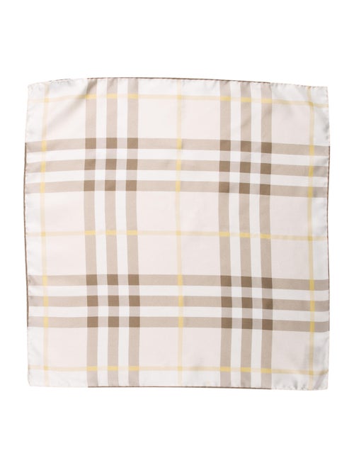 Burberry Nova Check Silk Pocket Square multicolor