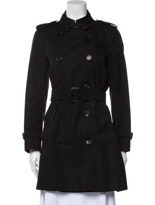 Burberry Kensington Trench Coat Black