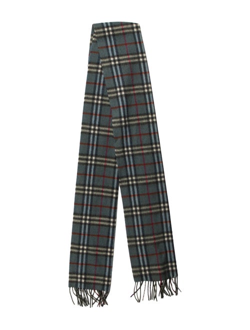 Burberry Cashmere Nova Check Scarf multicolor