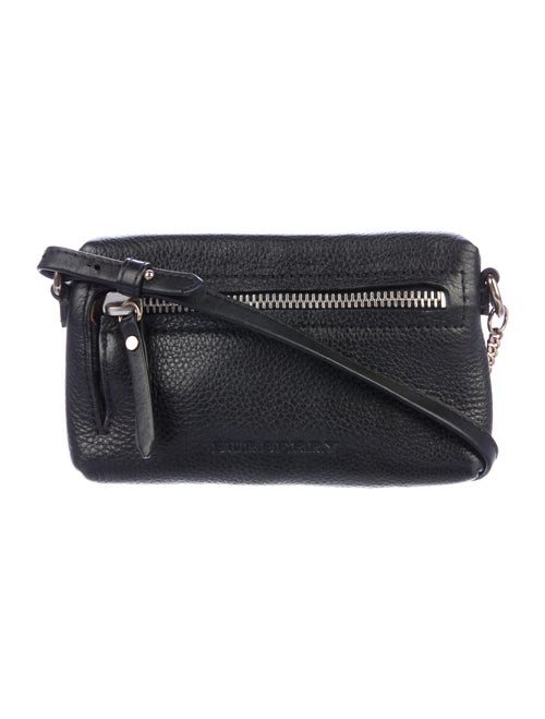 Burberry Leather Mini Crossbody Bag Black