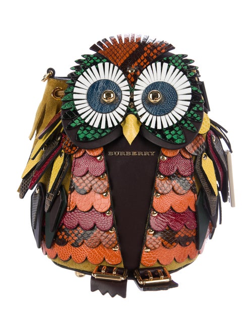 Burberry 3D Owl Beast Bag gold