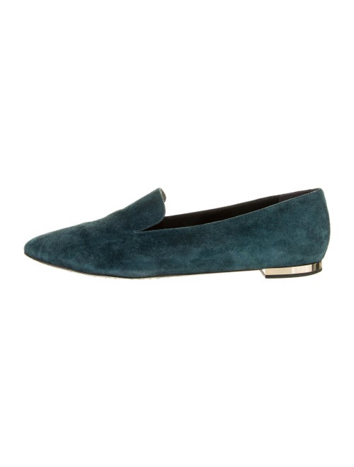 Burberry Suede Loafers Blue
