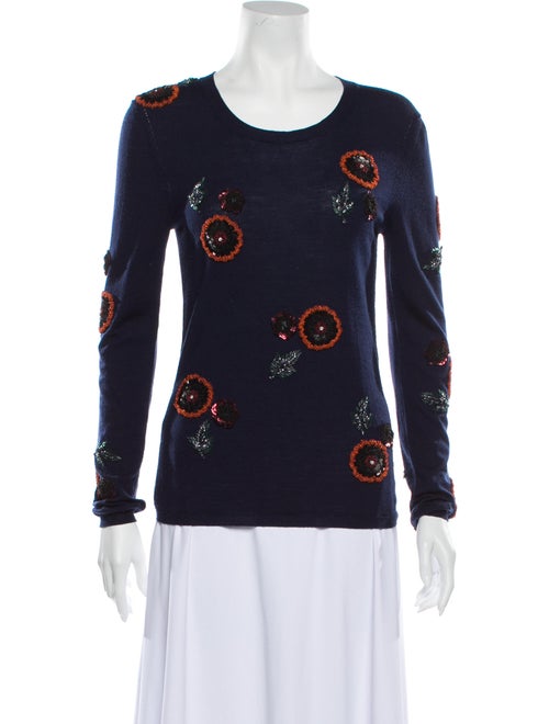 Burberry Wool Printed Sweater Wool