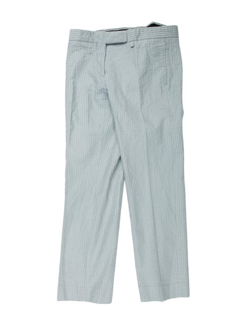 Burberry Straight Leg Pants Green