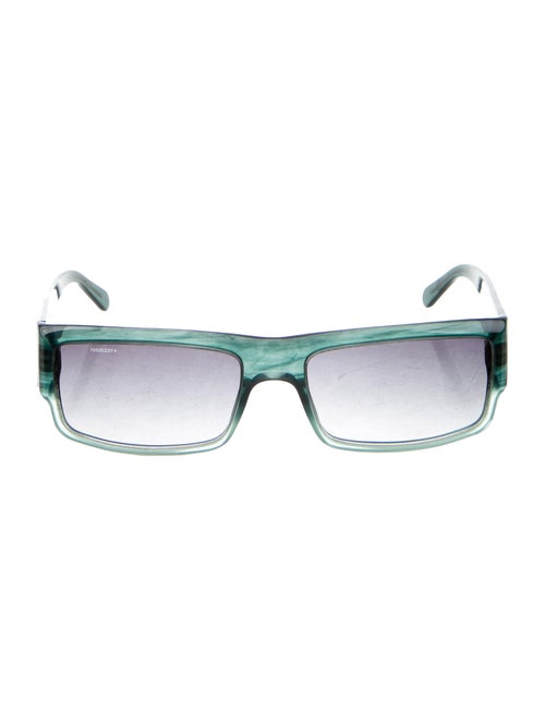 Burberry Gradient Square Sunglasses green