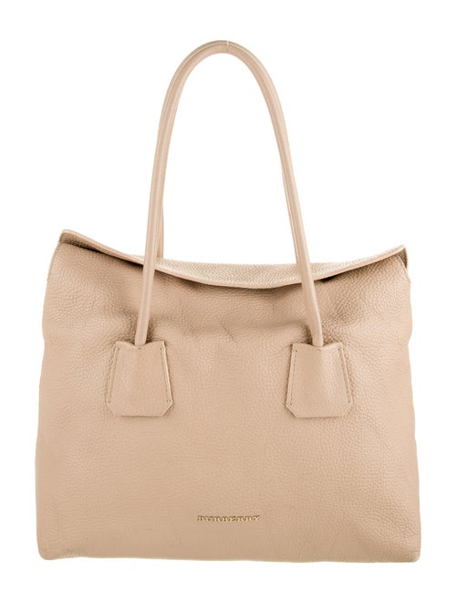 Burberry Leather Tote Brown