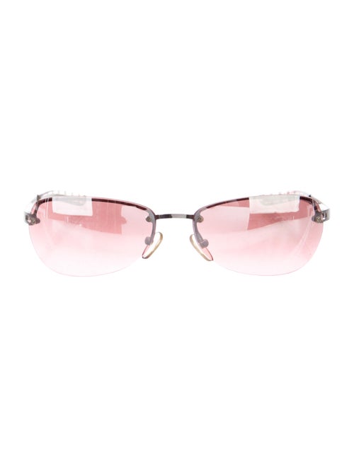 Burberry Rimless Reflecive Sunglasses Silver