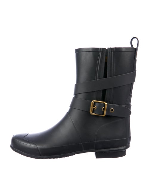 Burberry Rubber Rain Boots Rubber Rain Boots Black