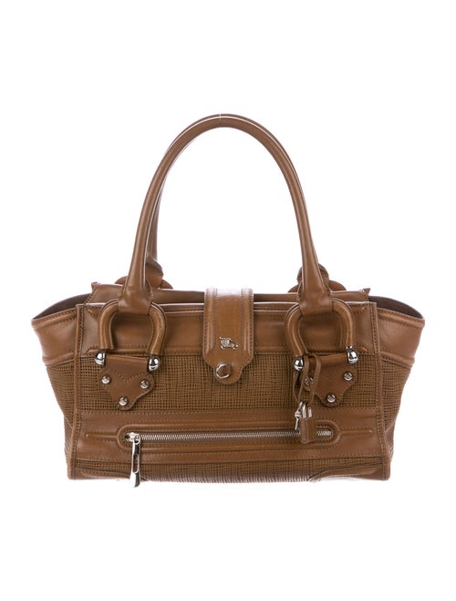 Burberry Leather Tote Brown