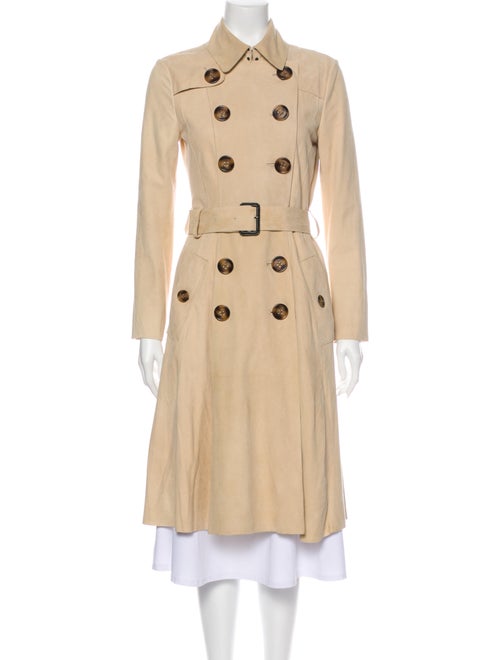 Burberry Leather Trench Coat