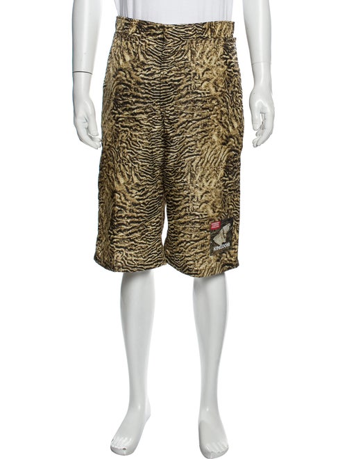 Burberry Animal Print Athletic Shorts