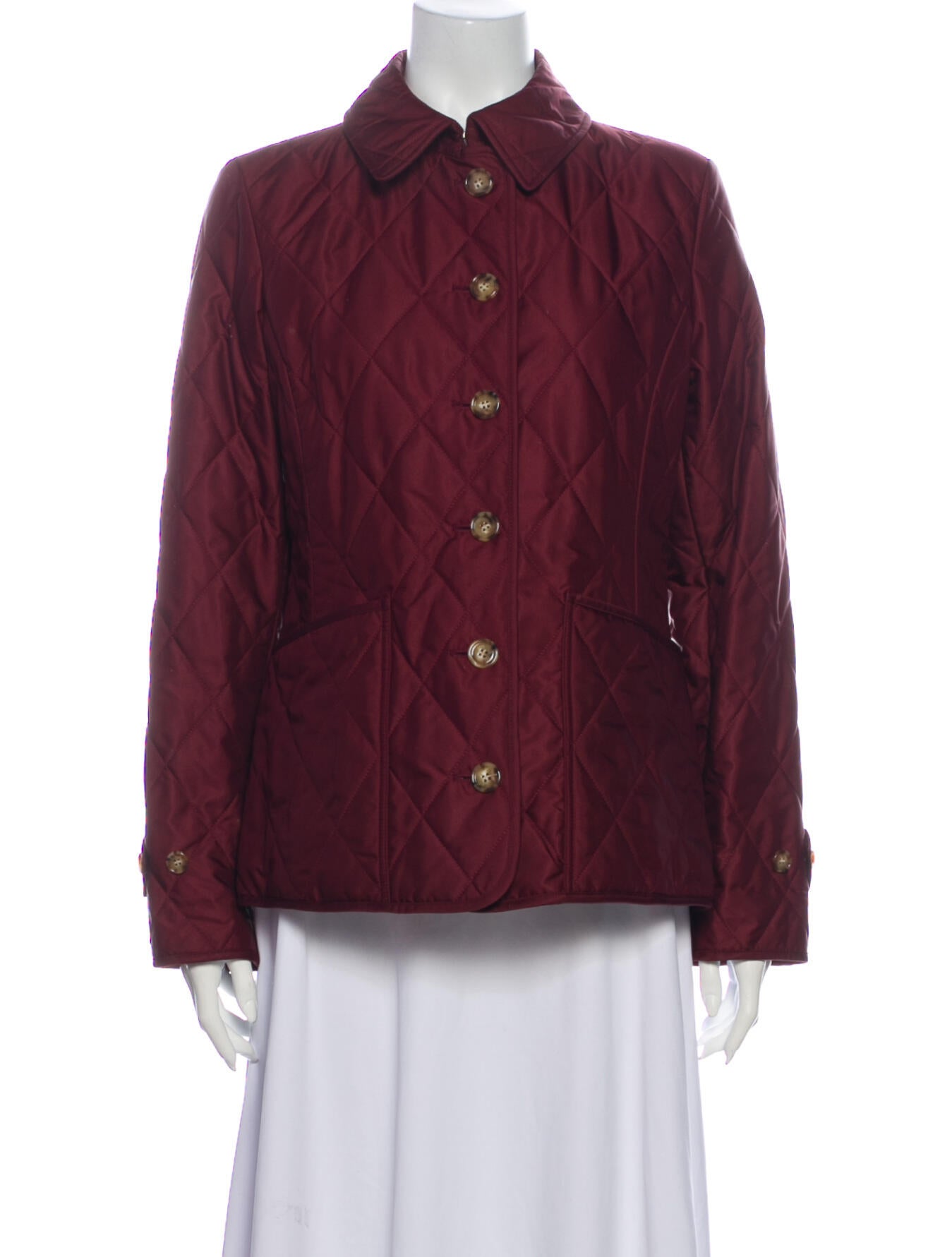 Burberry Diamond Quilted Thermoregulated Utility Jacket