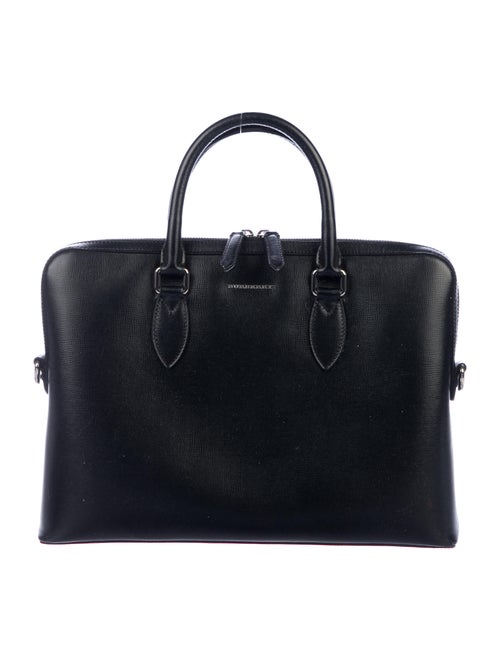 Burberry Leather Laptop Bag Black