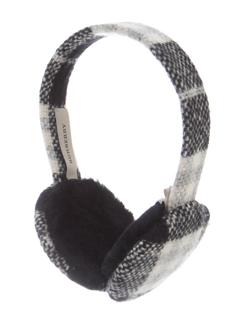 Burberry House Check Earmuffs Black