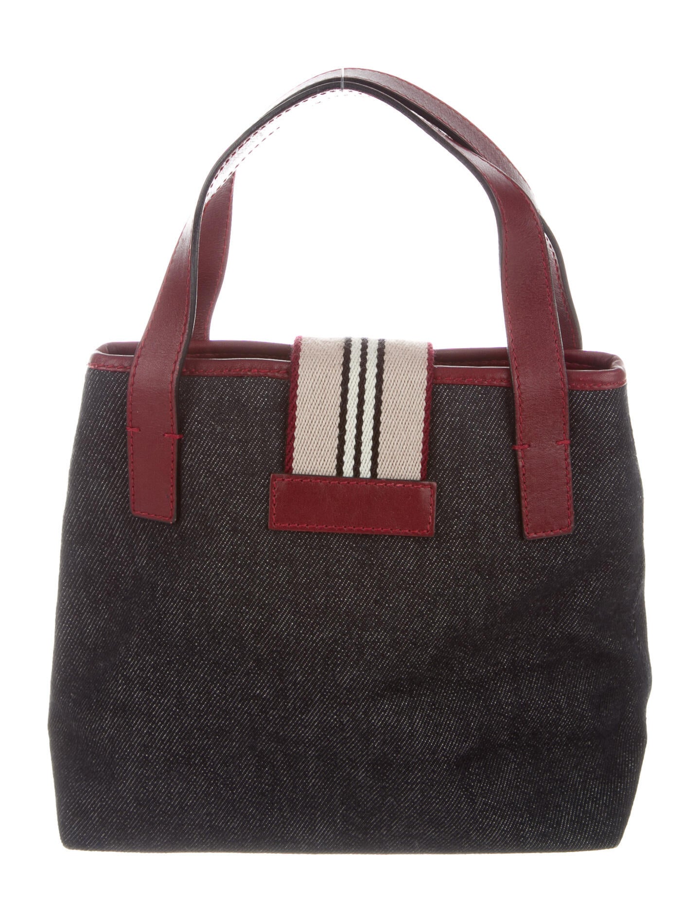 Burberry Denim Handle Bag Handbags BUR198659 The RealReal