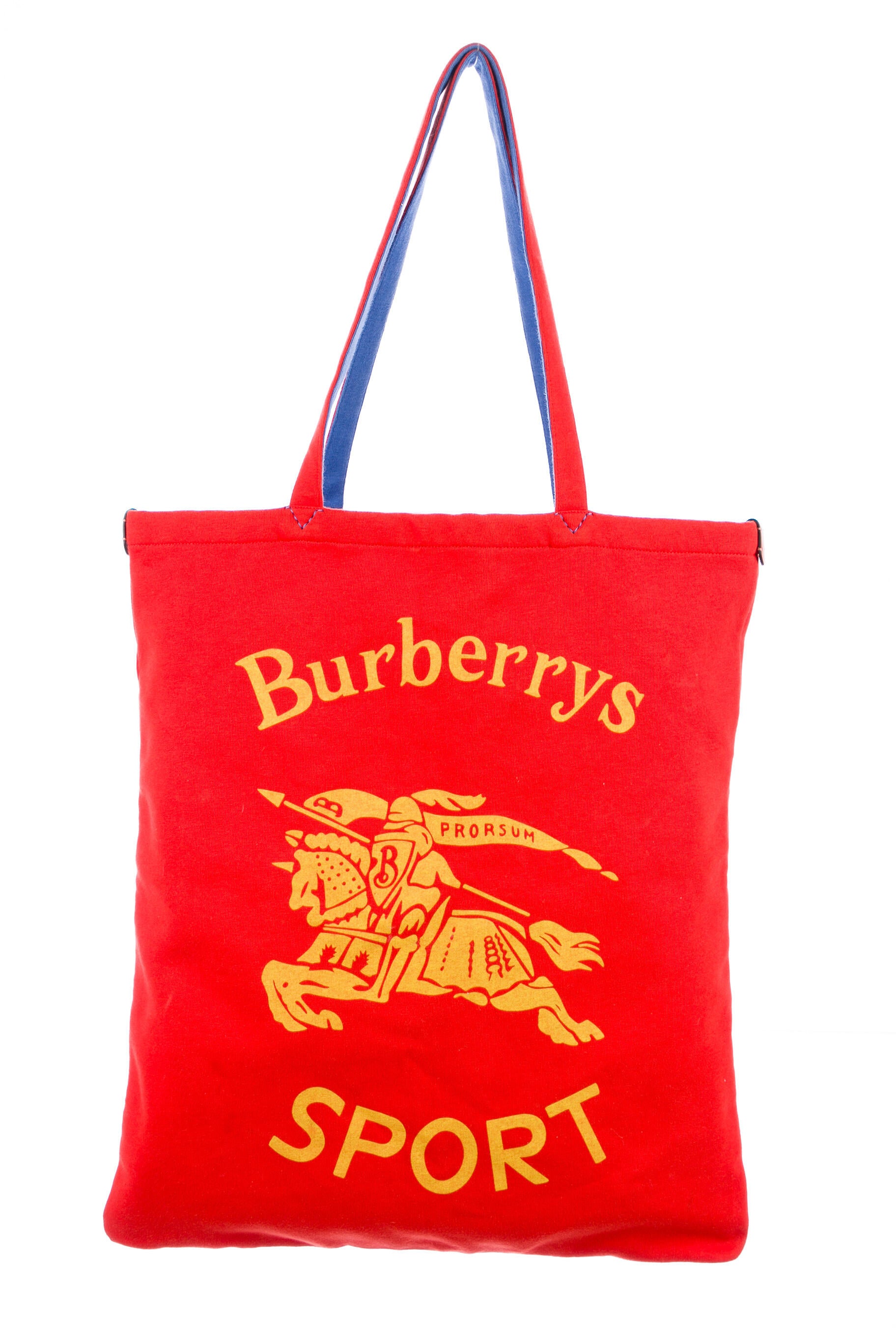 Burberry Archive Logo Shopper Tote Bag - Red Totes, Handbags
