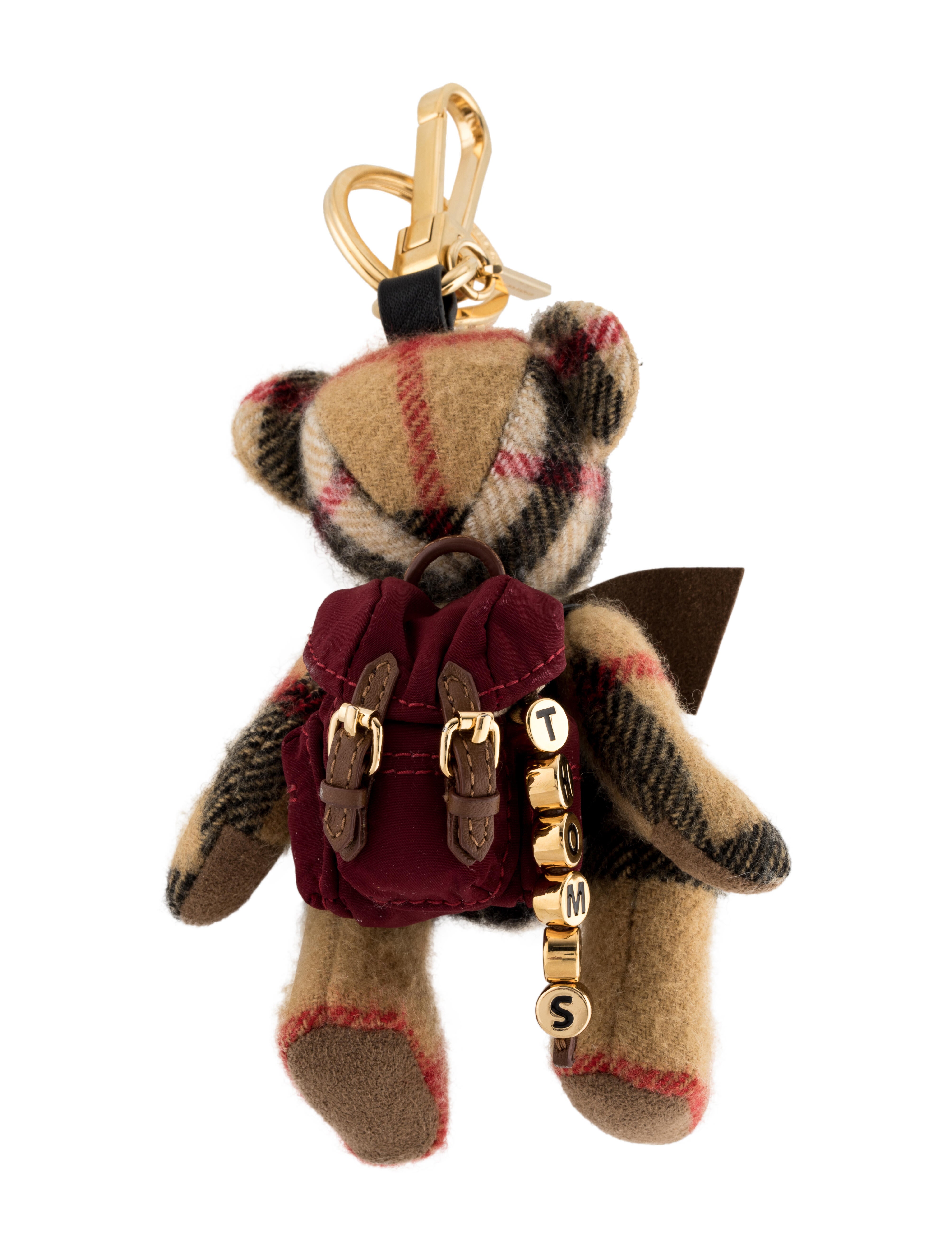 burberry bear keychain
