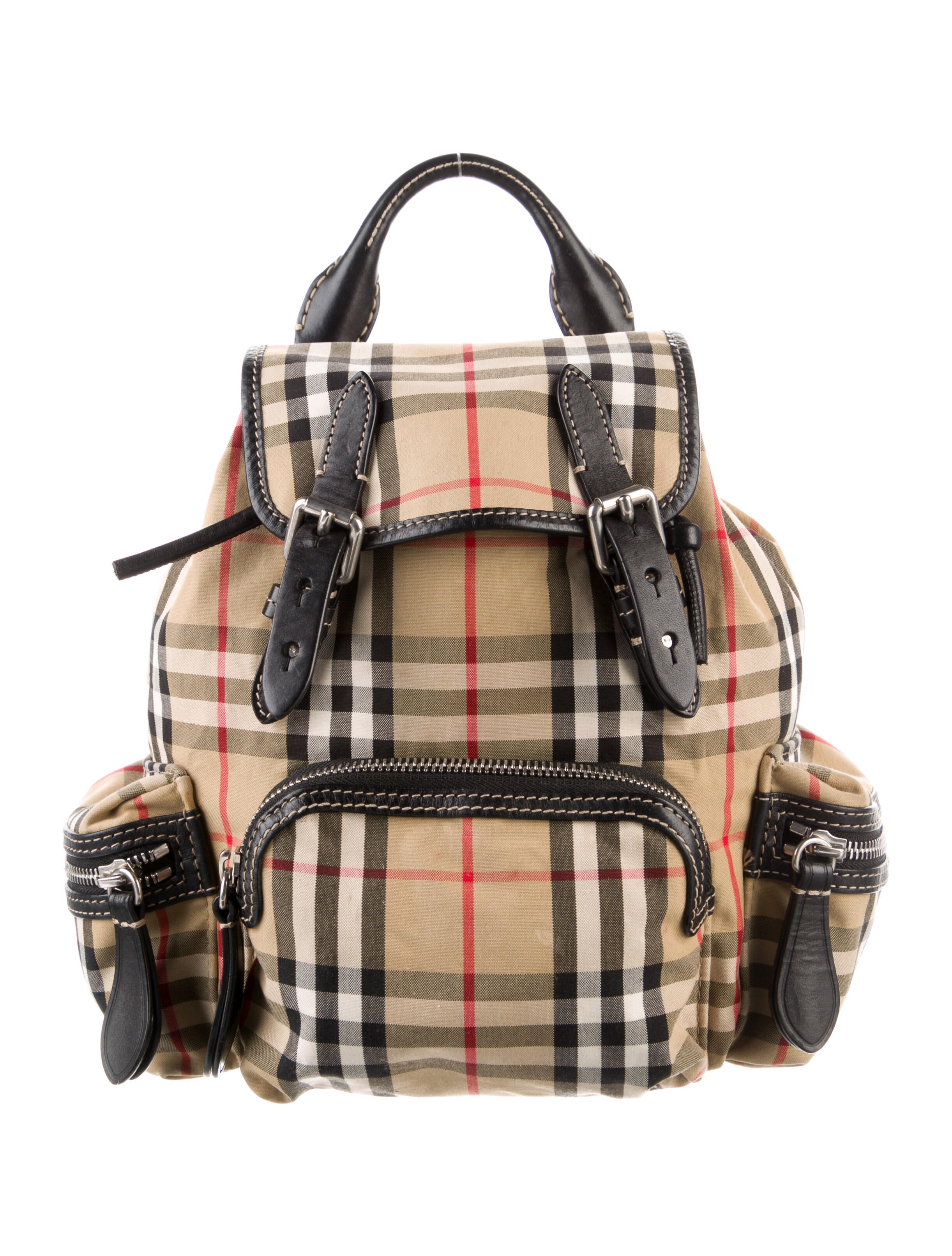 burberry plaid backpack
