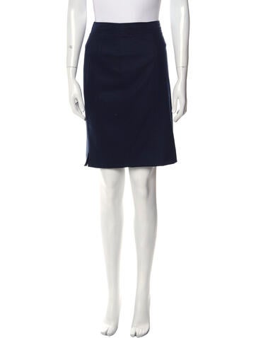 Burberry Skirts Wool Knee-Length Skirt S