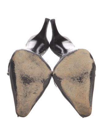 Burberry Leather Slides