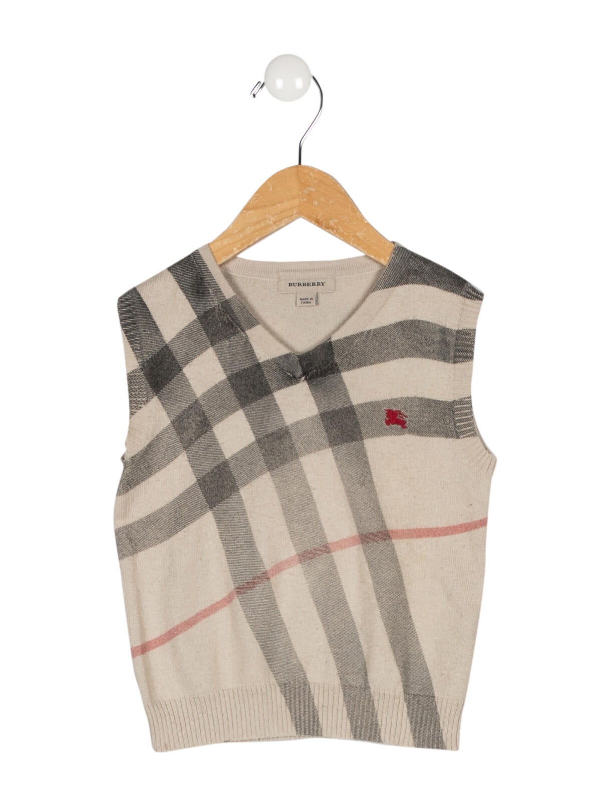 burberry knit vest