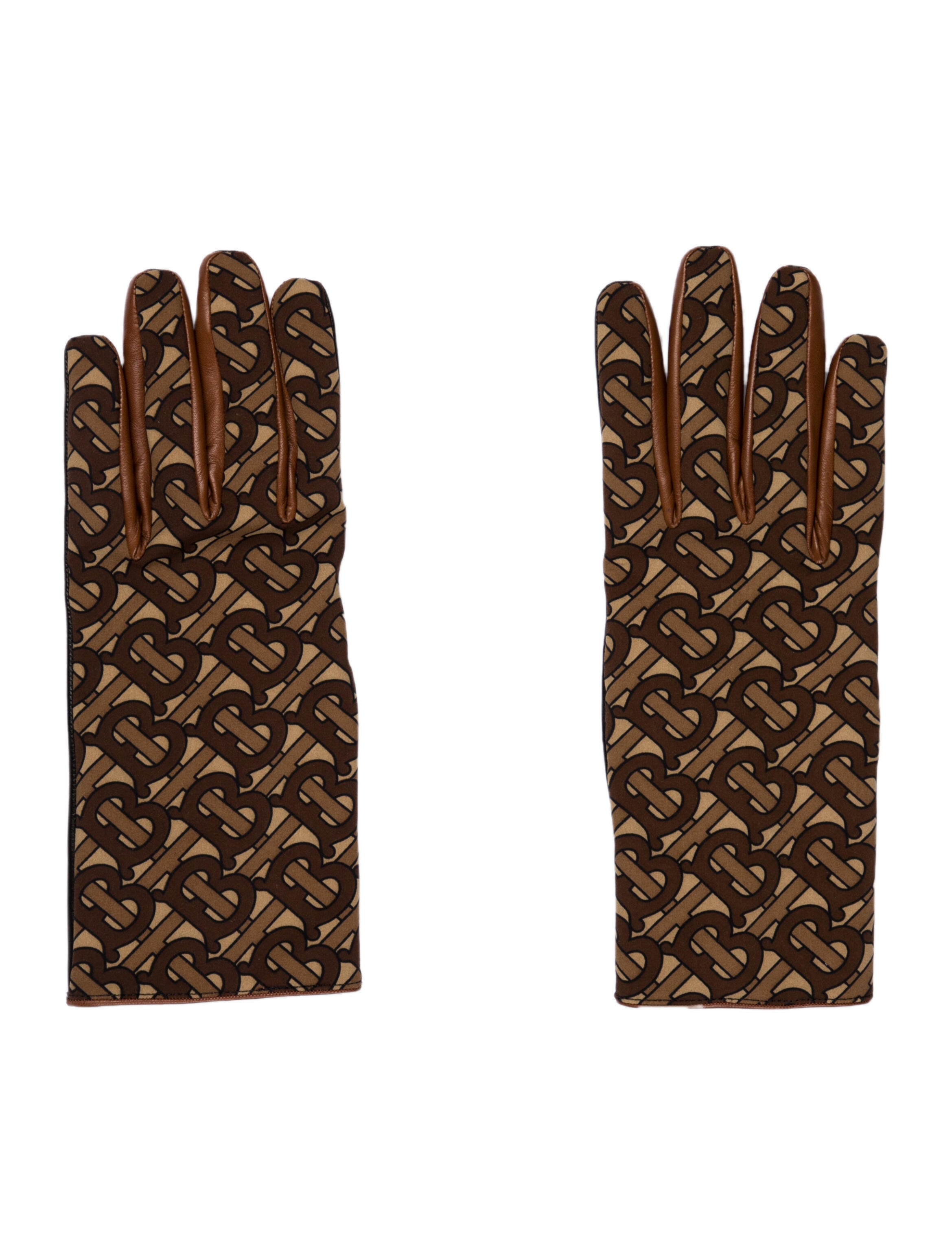 バーバリー革手袋 Burberry Victoria Bouclé & Leather Gloves | Saks Fifth Avenue