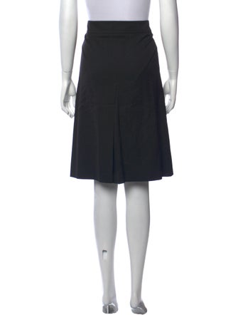 Burberry Pleated Accents Knee-Length Skirt