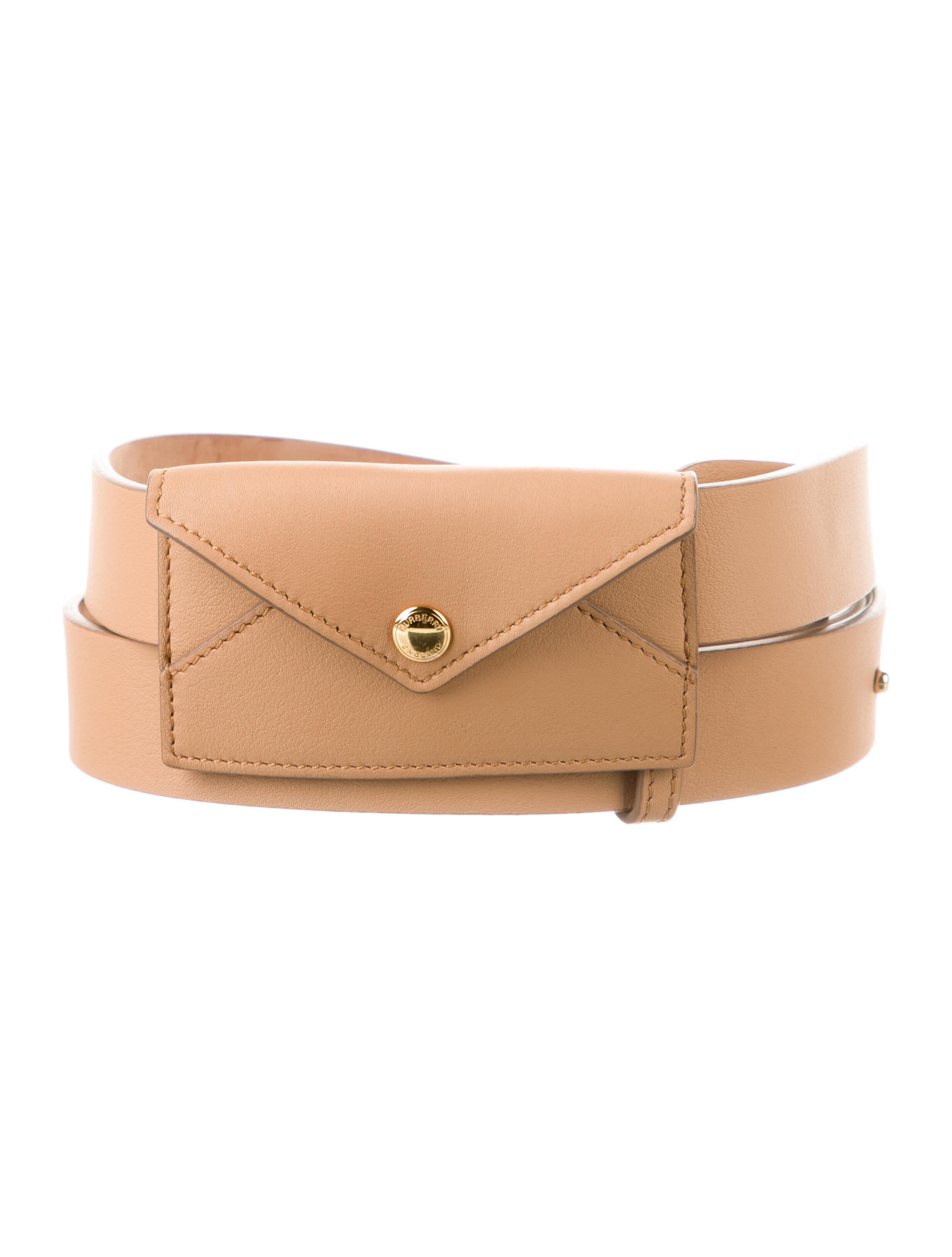 Burberry Leather Belt Neutrals Belts, Accessories BUR306408 The