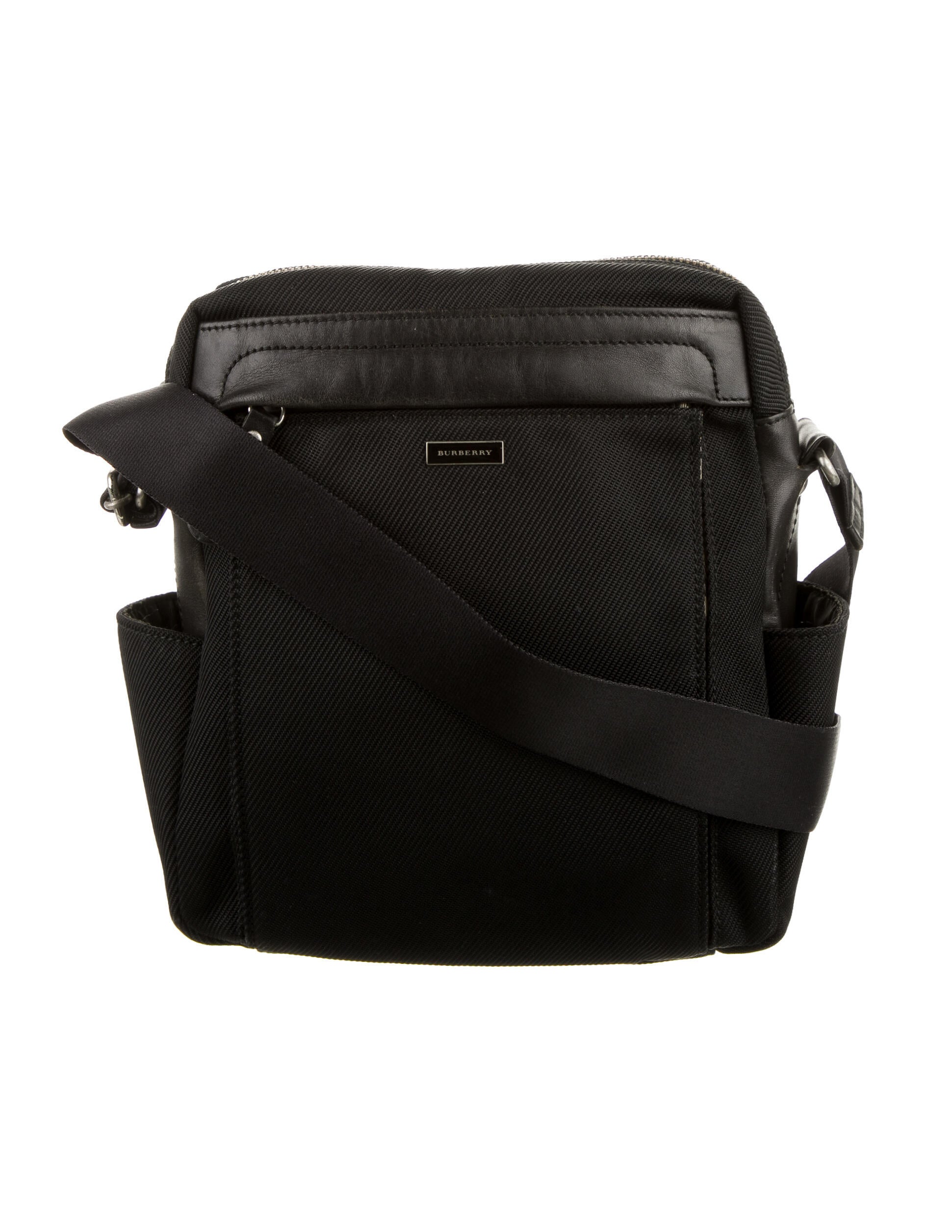 Burberry Nylon Fabric Cross Body Bag Black Crossbody Bags, Handbags