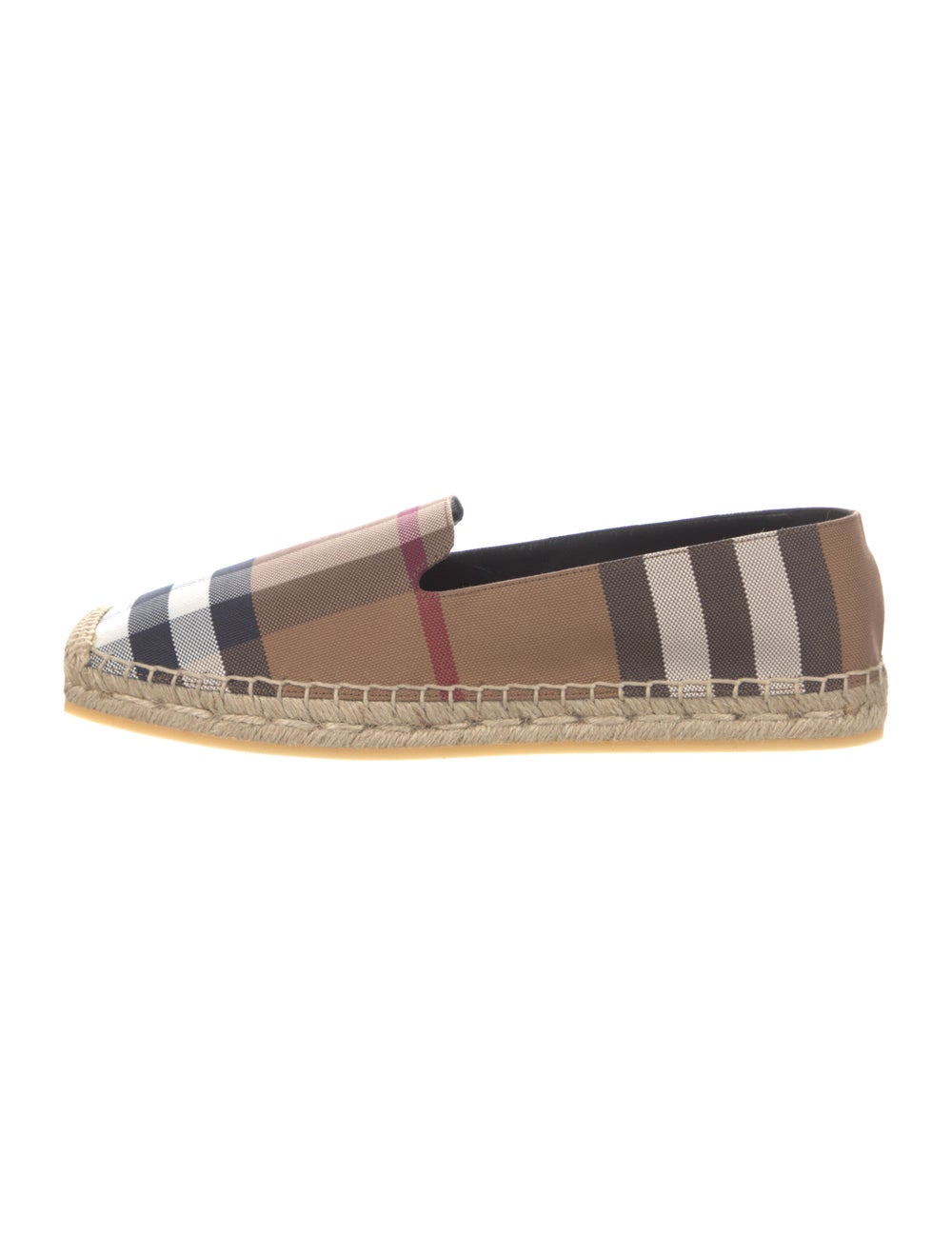 Burberry Canvas Plaid Print Espadrilles - image 1