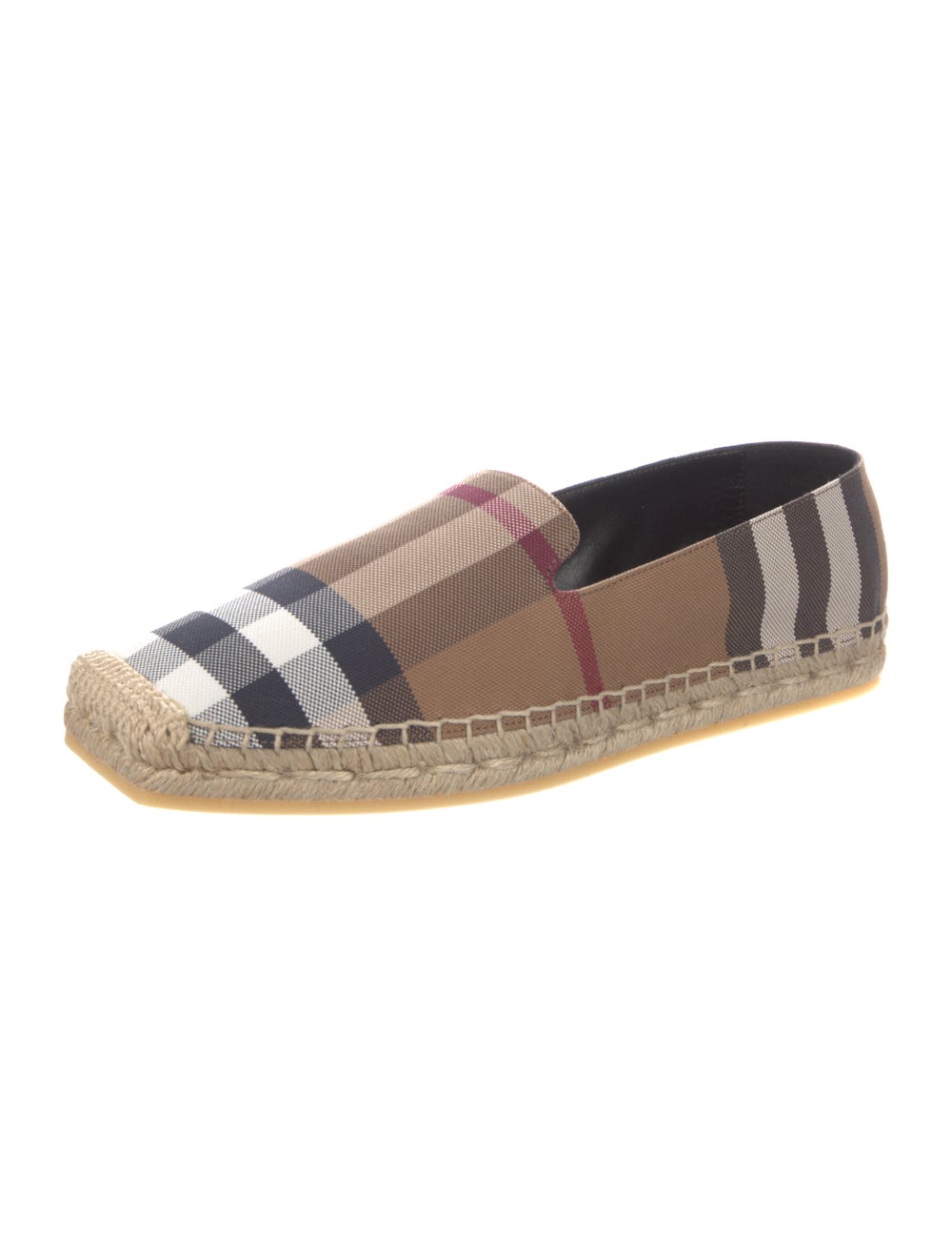 Burberry Canvas Plaid Print Espadrilles - image 2