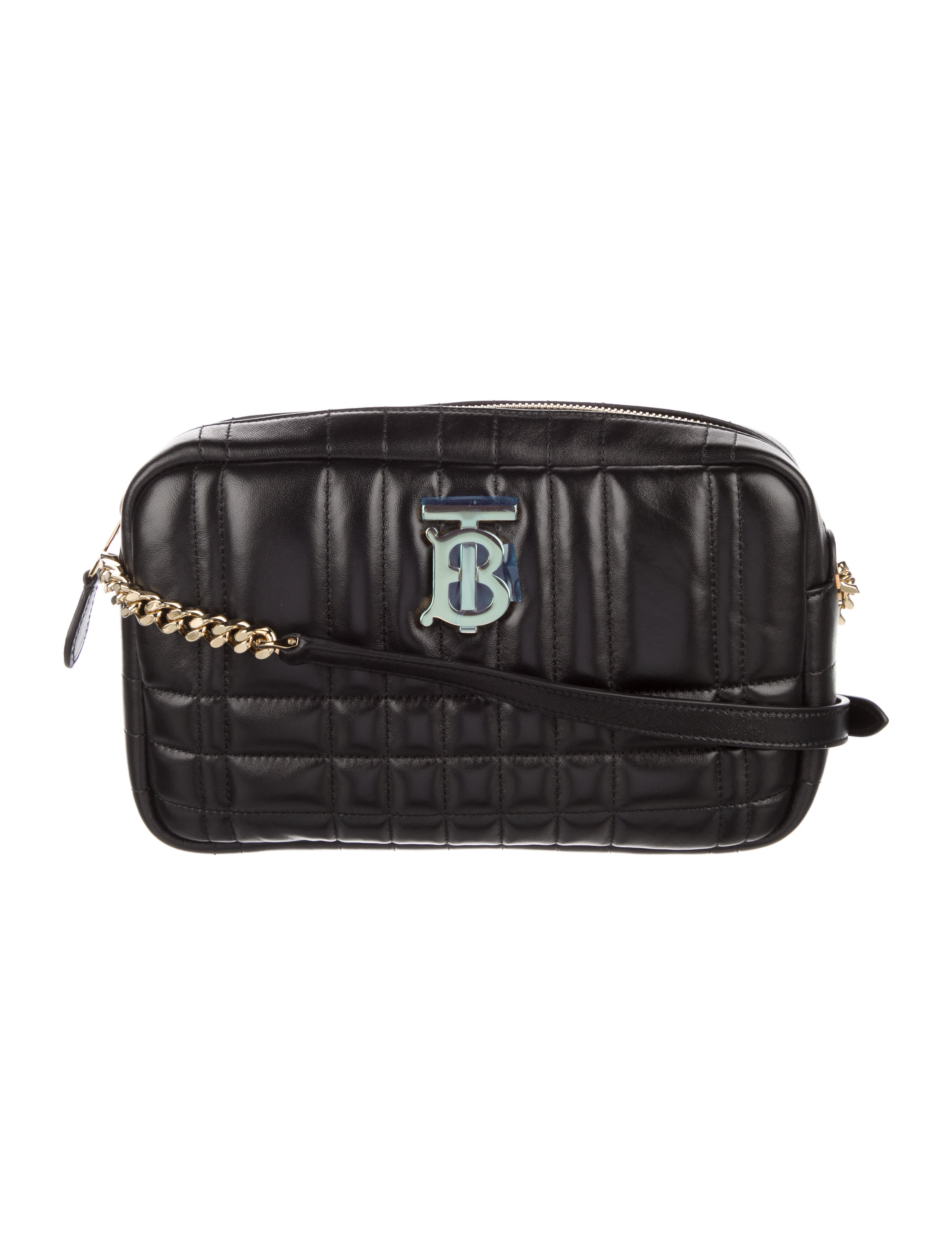 Burberry Quilted Leather TB Crossbody Bag