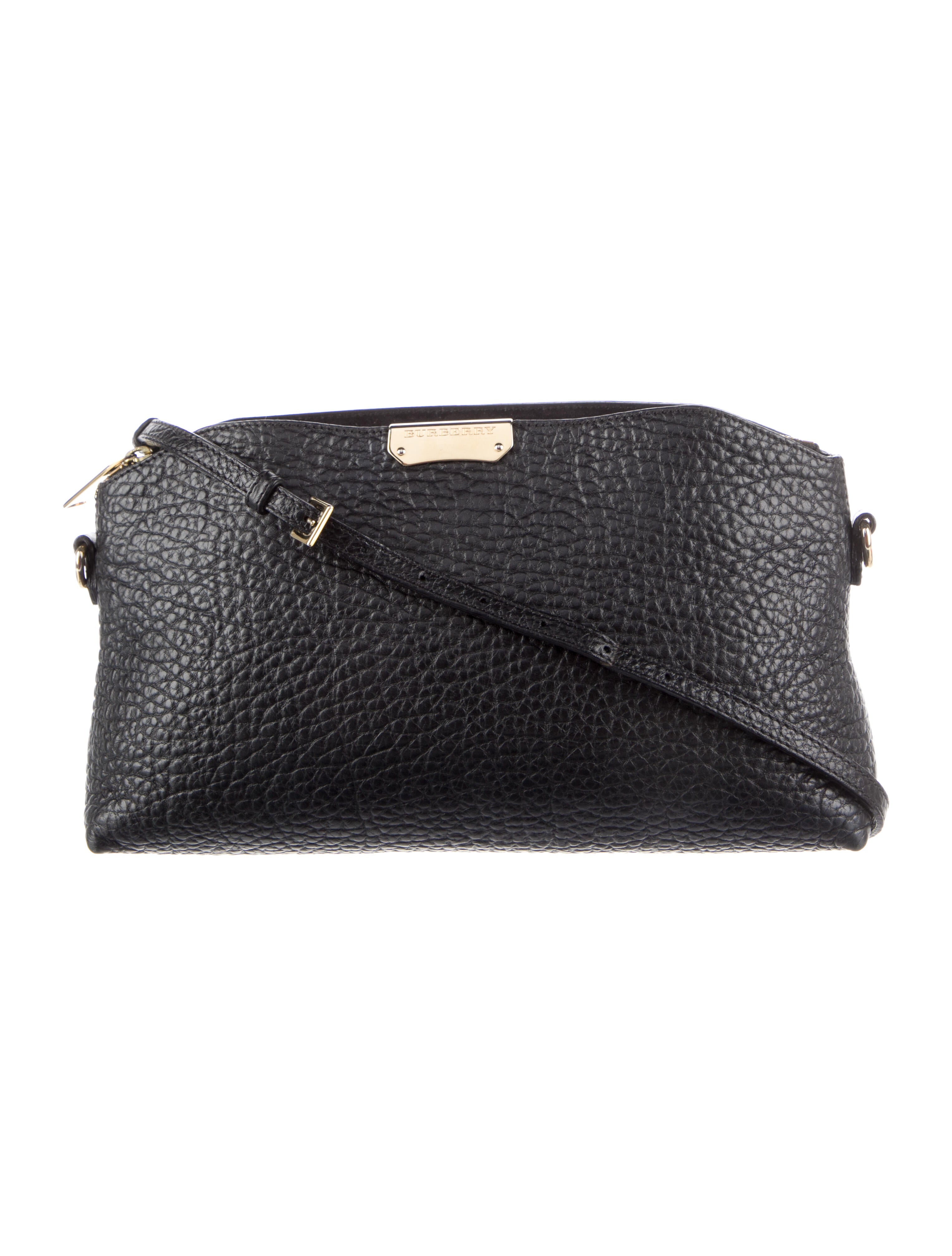 Burberry Grained Leather Crossbody Bag Black Crossbody Bags, Handbags