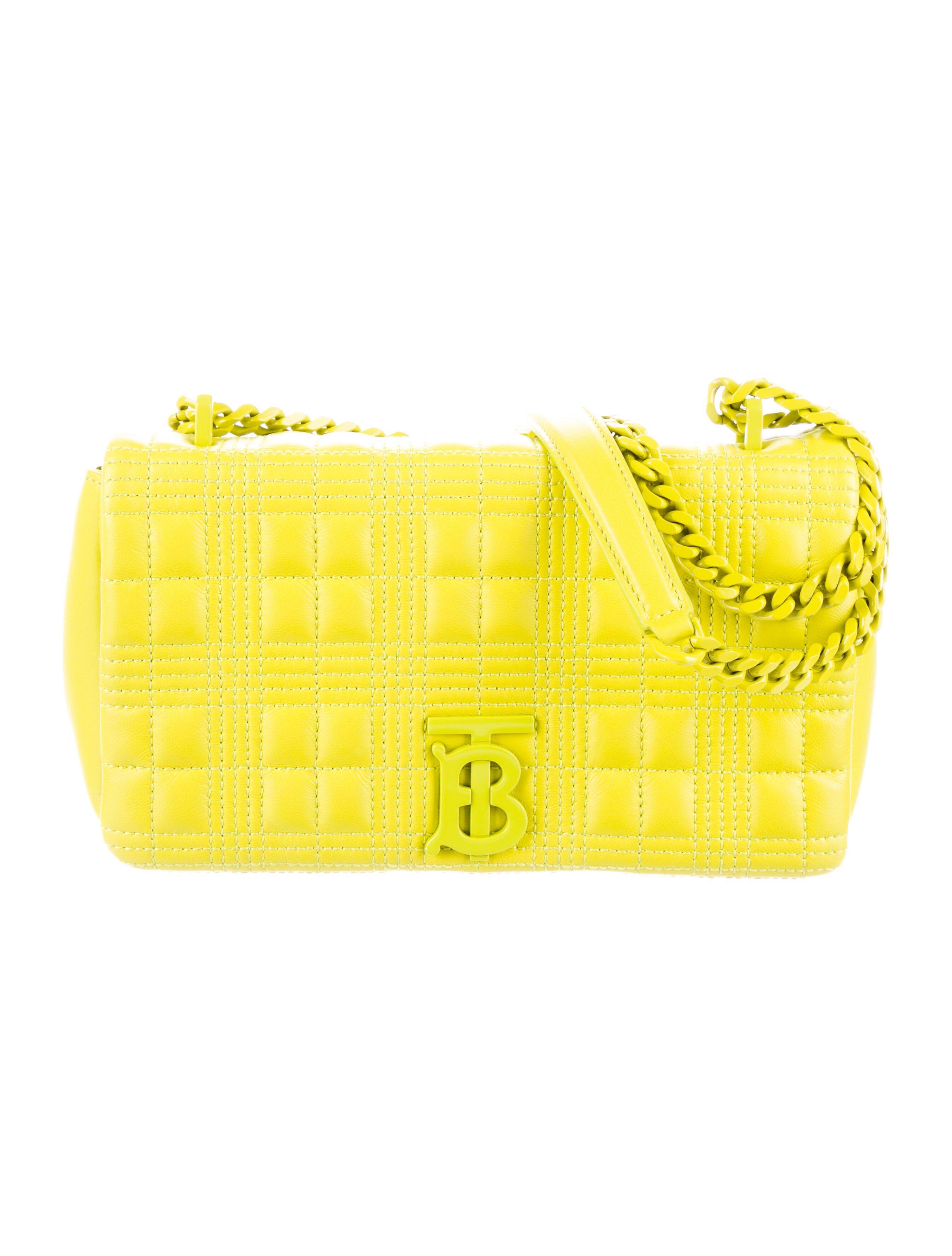 Burberry London Leather Logo Crossbody Bag Green Shoulder Bags