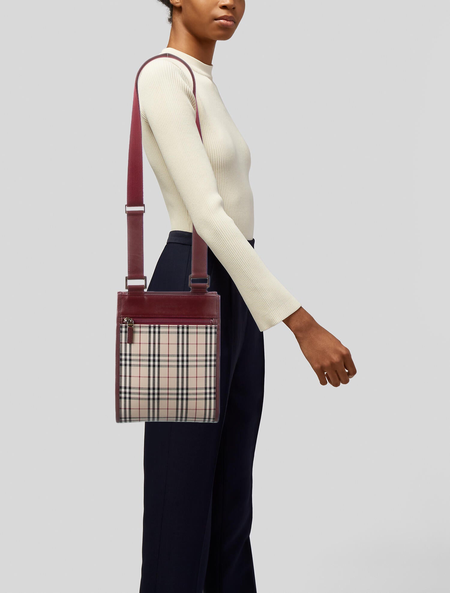 Burberry Nova Check Crossbody Bag Red Crossbody Bags, Handbags