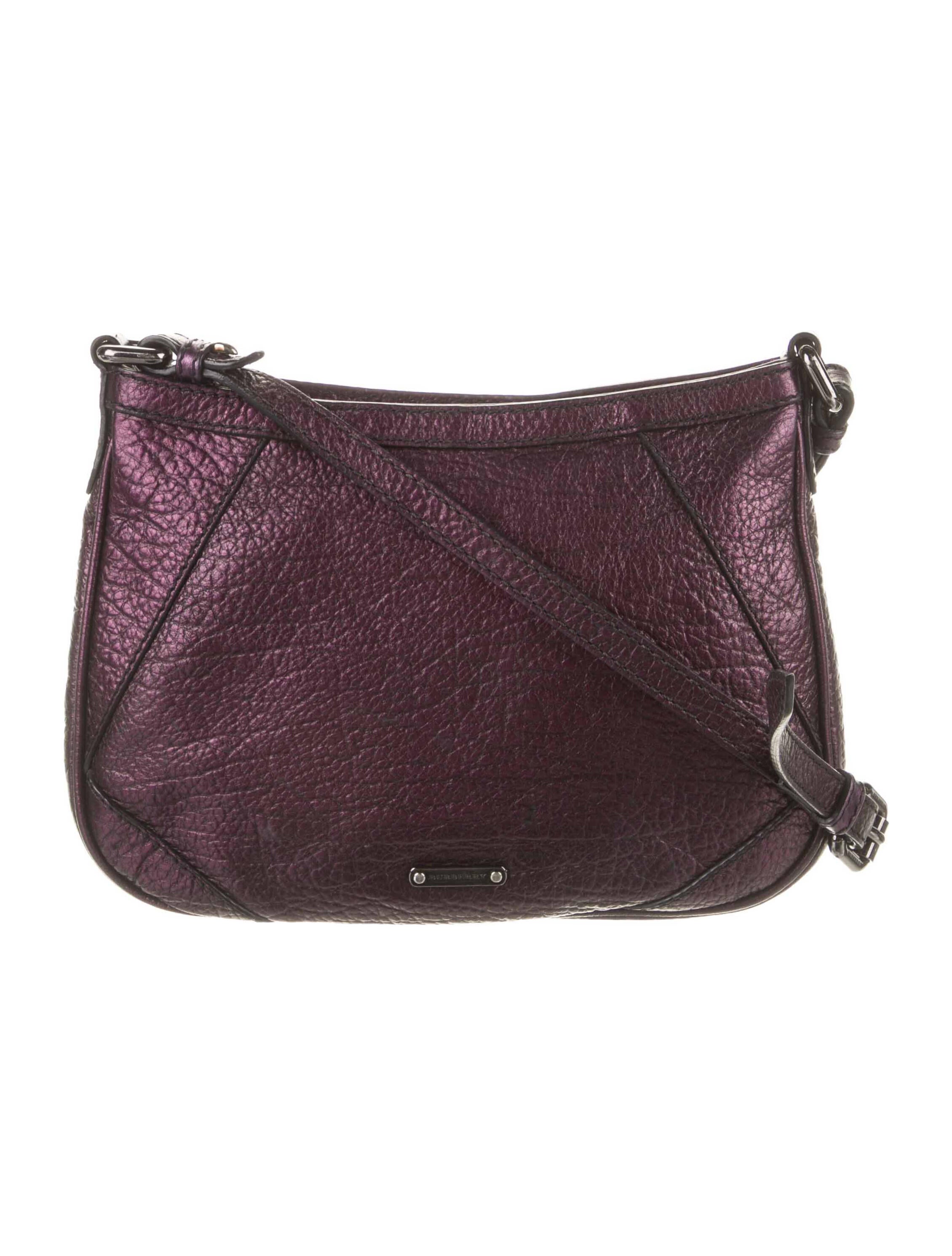 Burberry Leather Crossbody Bag Purple Crossbody Bags, Handbags