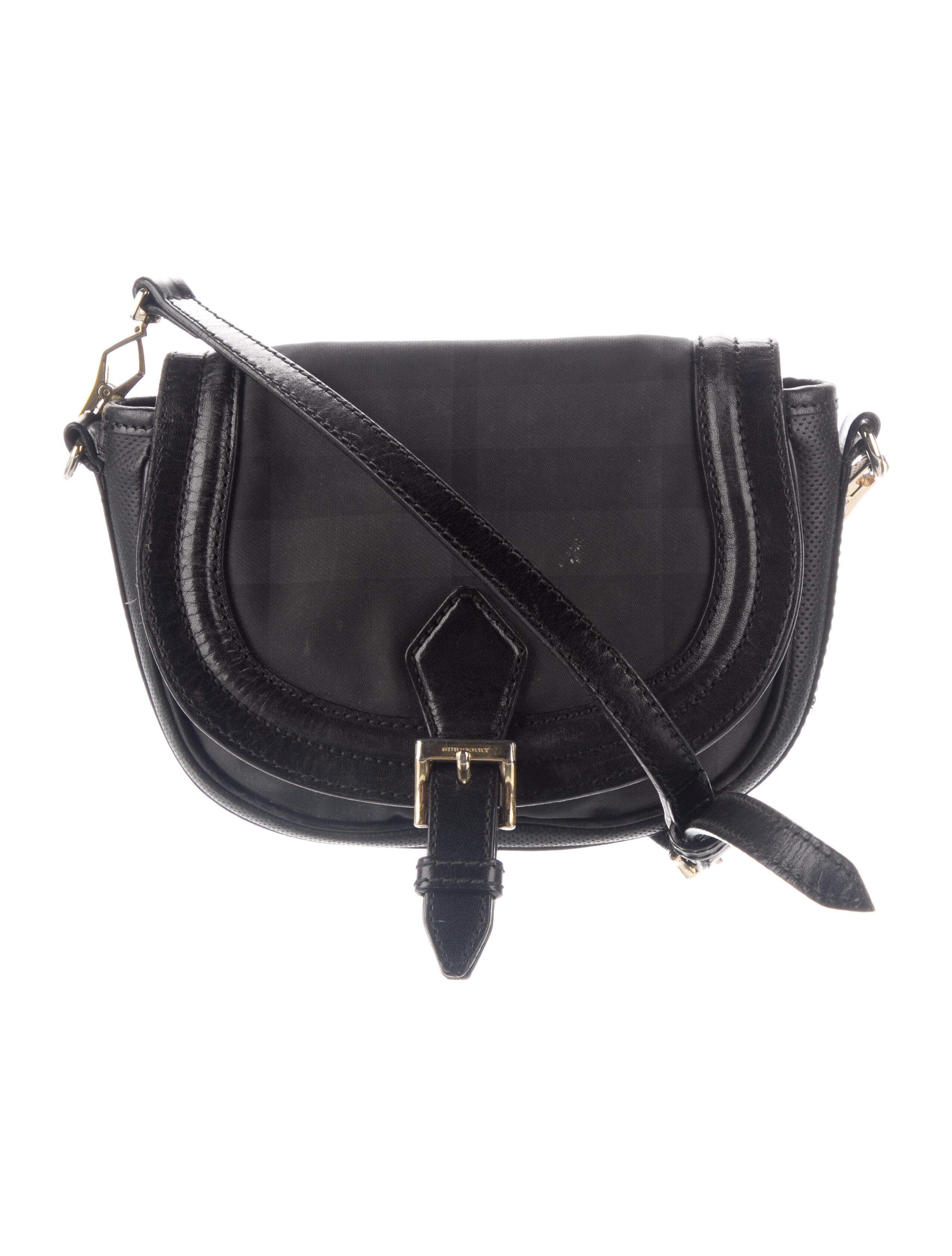 Burberry Baby Bridle Saddle Bag w/ Tags Black Crossbody Bags
