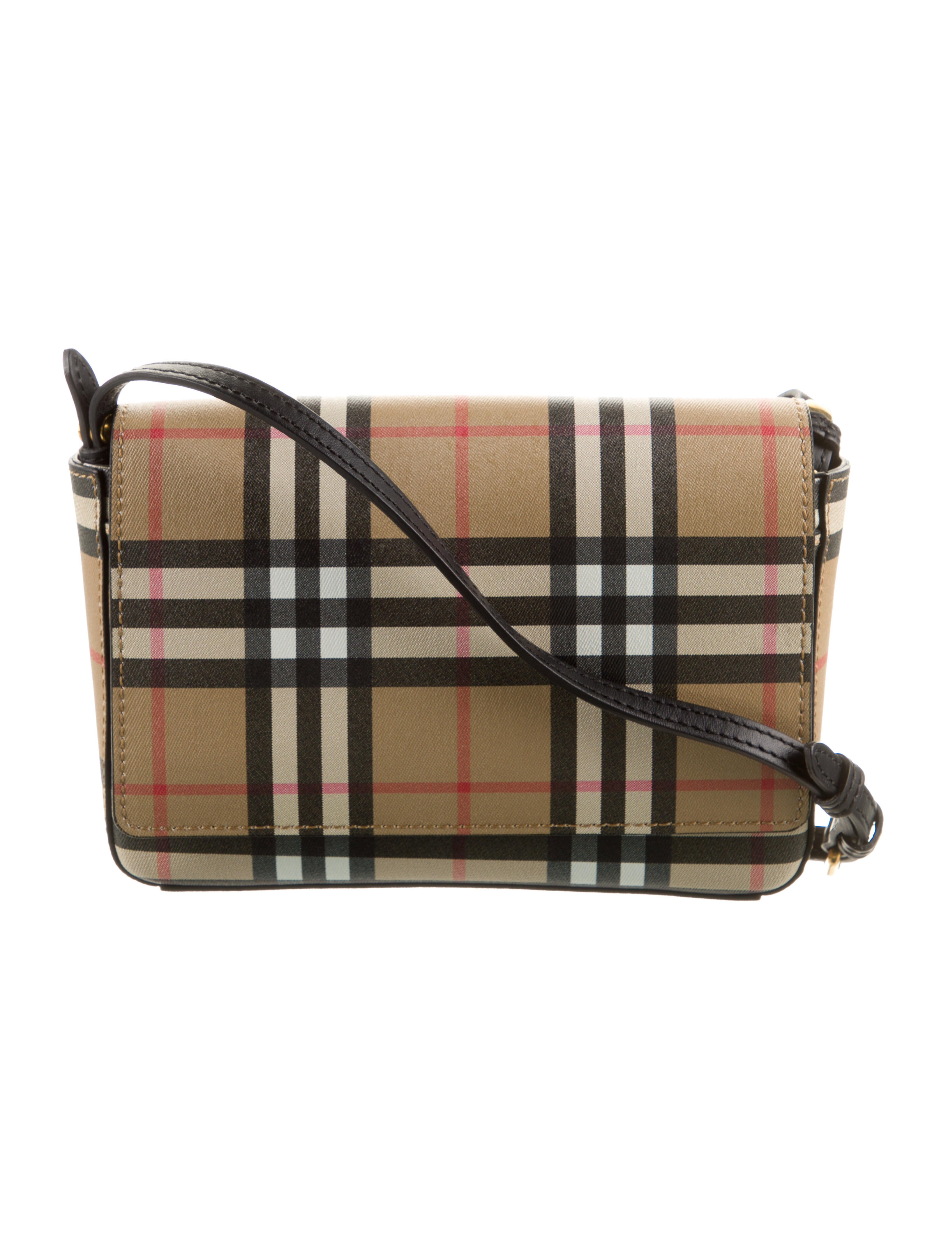 Burberry Hampshire Vintage Check Crossbody Bag Brown Crossbody Bags, Handbags BUR333954