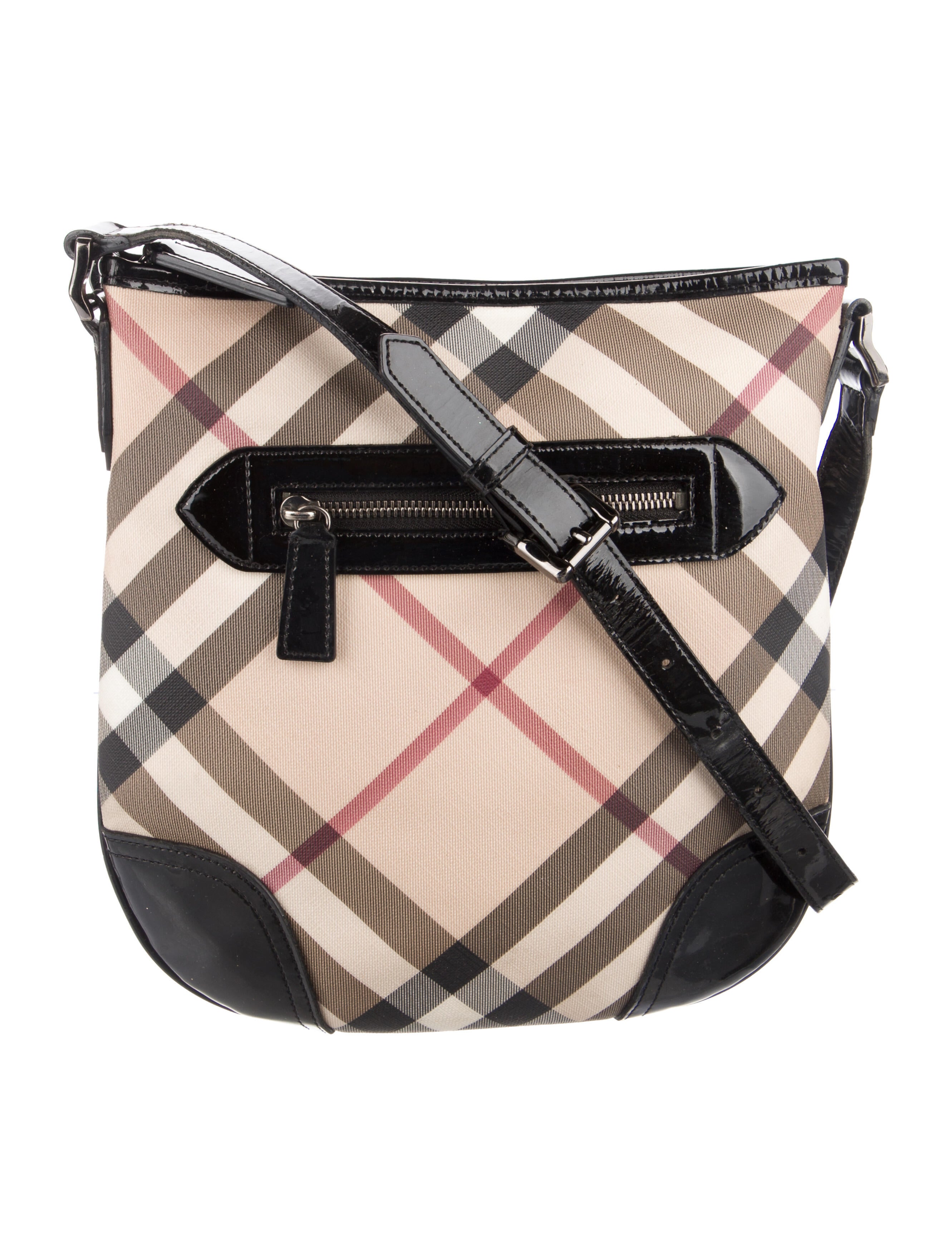 Burberry LaserCut Leather Crossbody Bag Neutrals Crossbody Bags