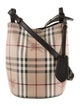Burberry Small Haymarket Check Lorne Bucket Bag