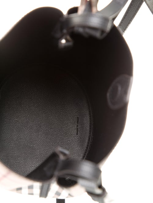 Burberry Small Haymarket Check Lorne Bucket Bag