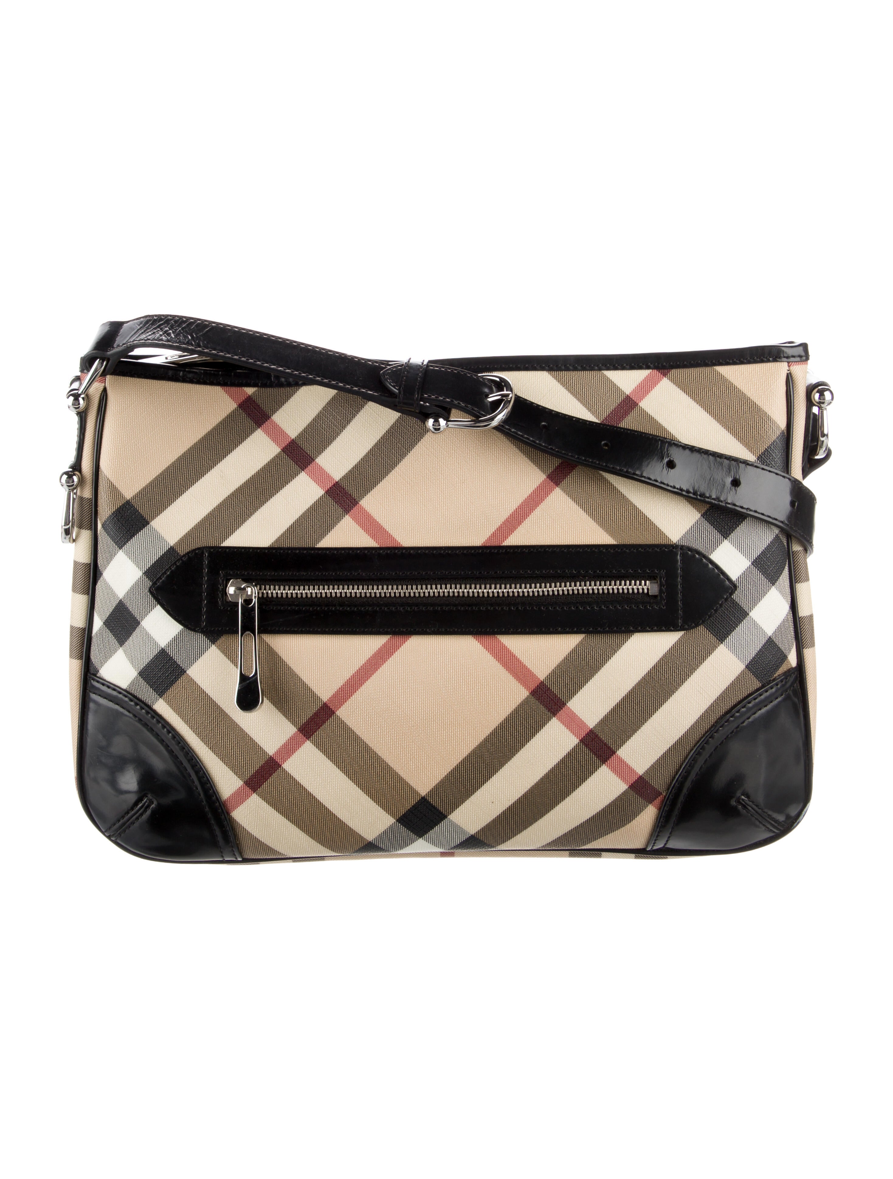 Burberry Nova Check Crossbody Bag Brown Crossbody Bags, Handbags