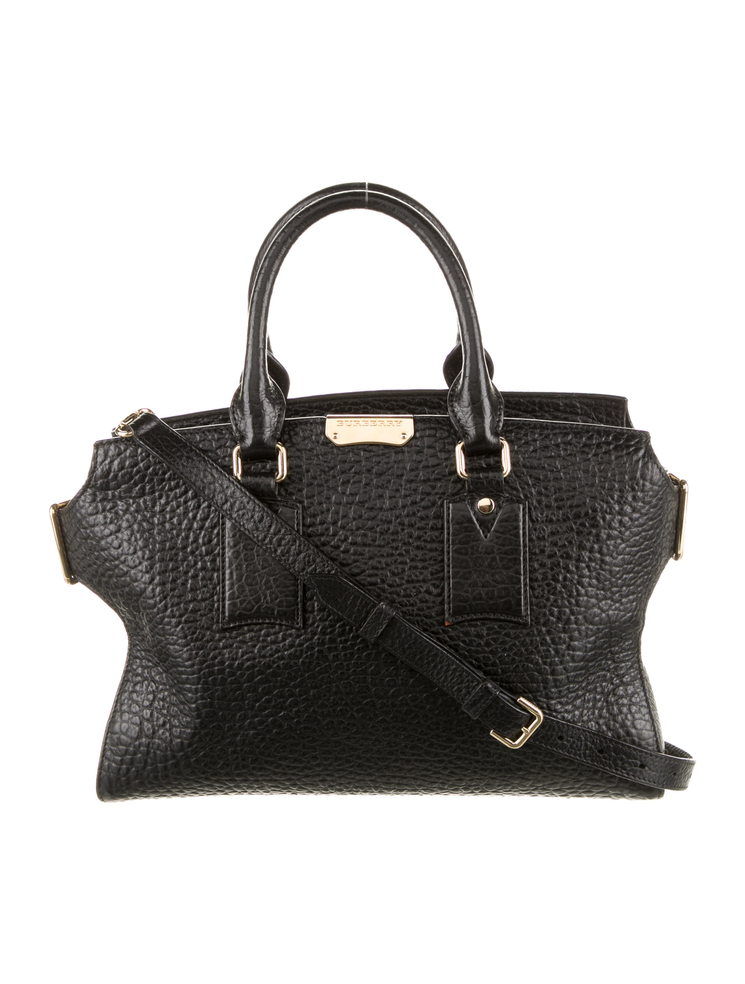 burberry pebbled leather tote