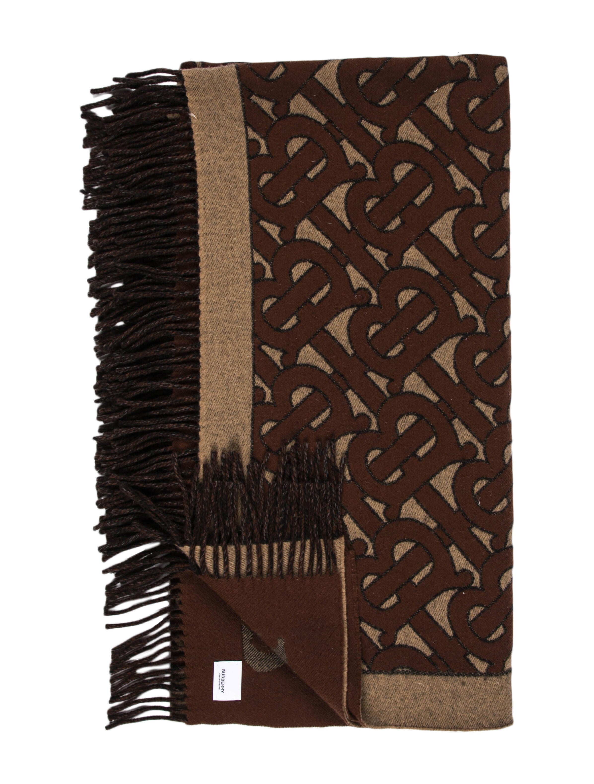 Hermès Wool & Cashmere Throw Blanket Brown Throws, Pillows & Throws HER83490 The RealReal