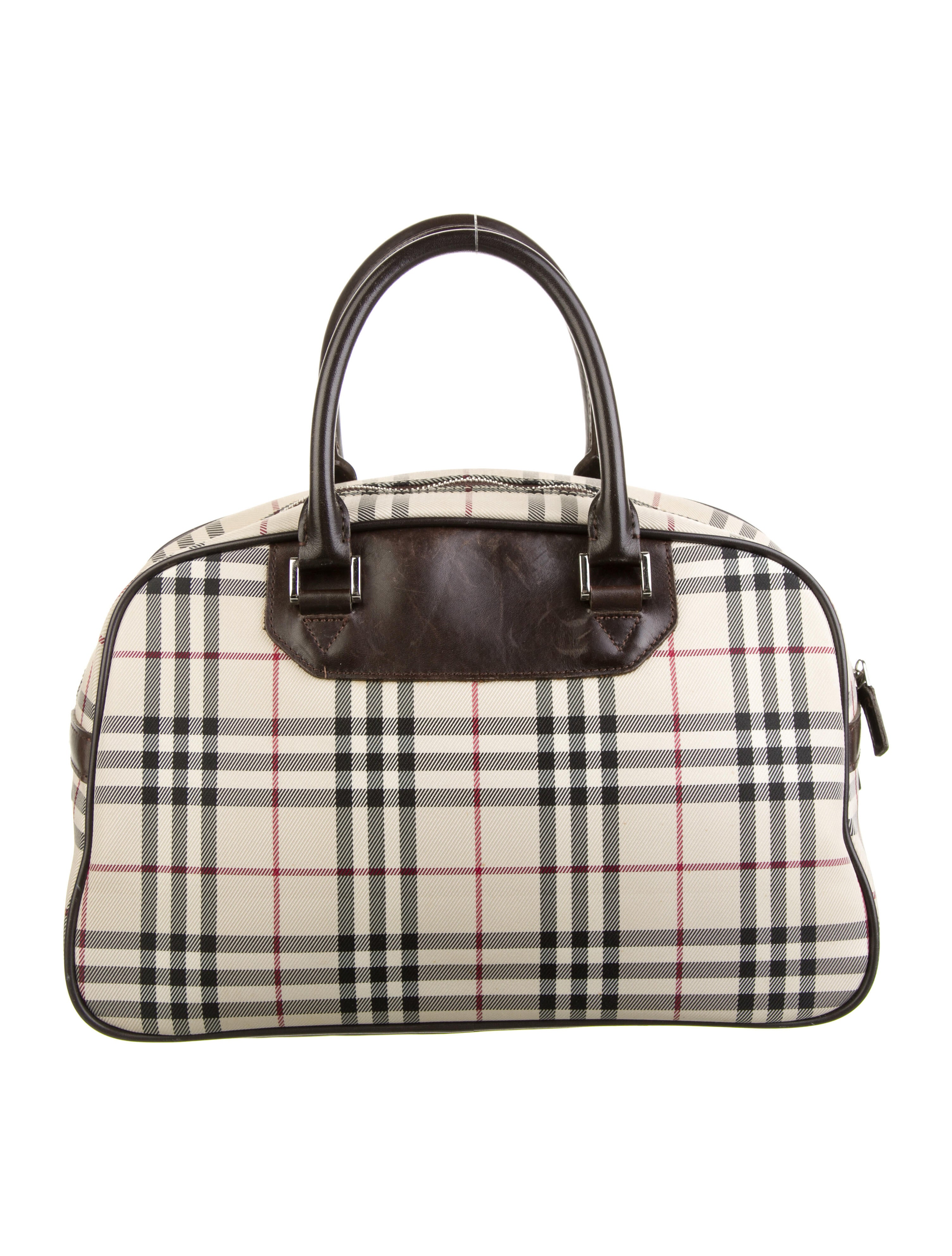 Burberry 'Vintage-Check' Bowler Bag - Neutrals Handle Bags