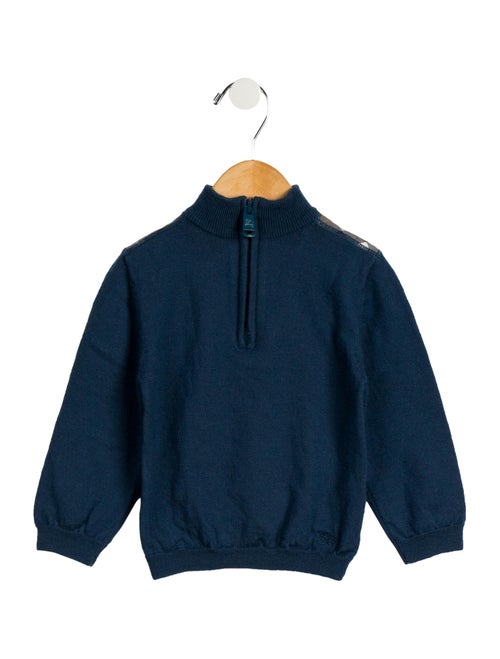 Burberry Boys' Quarter Zip Sweater
