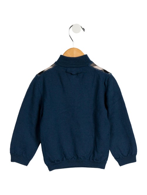 Burberry Boys' Quarter Zip Sweater
