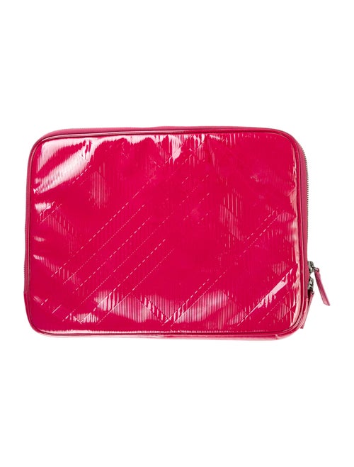 Burberry Patent Leather Laptop Case