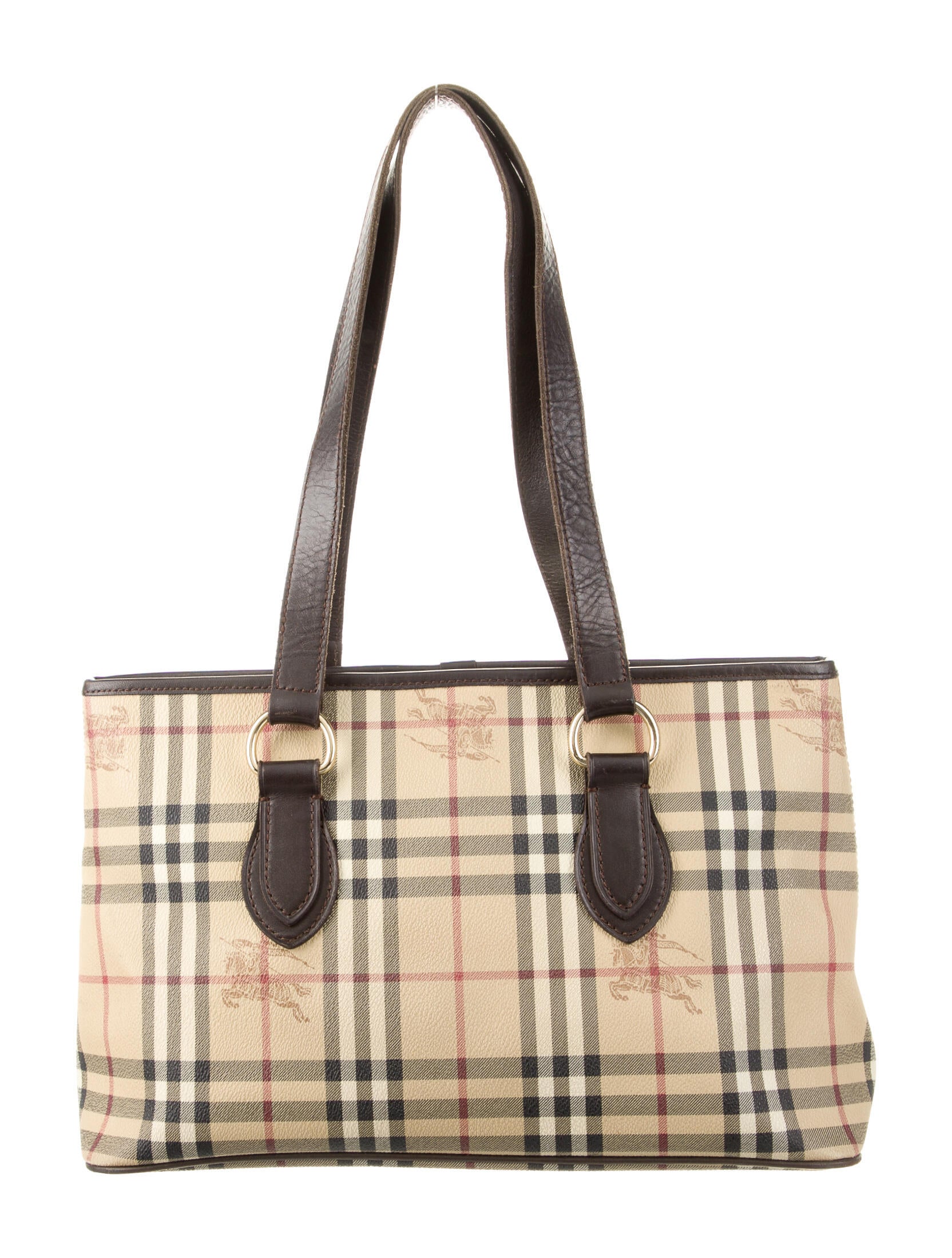 Burberry Coated Canvas Tote Bag Neutrals Totes, Handbags BUR337868