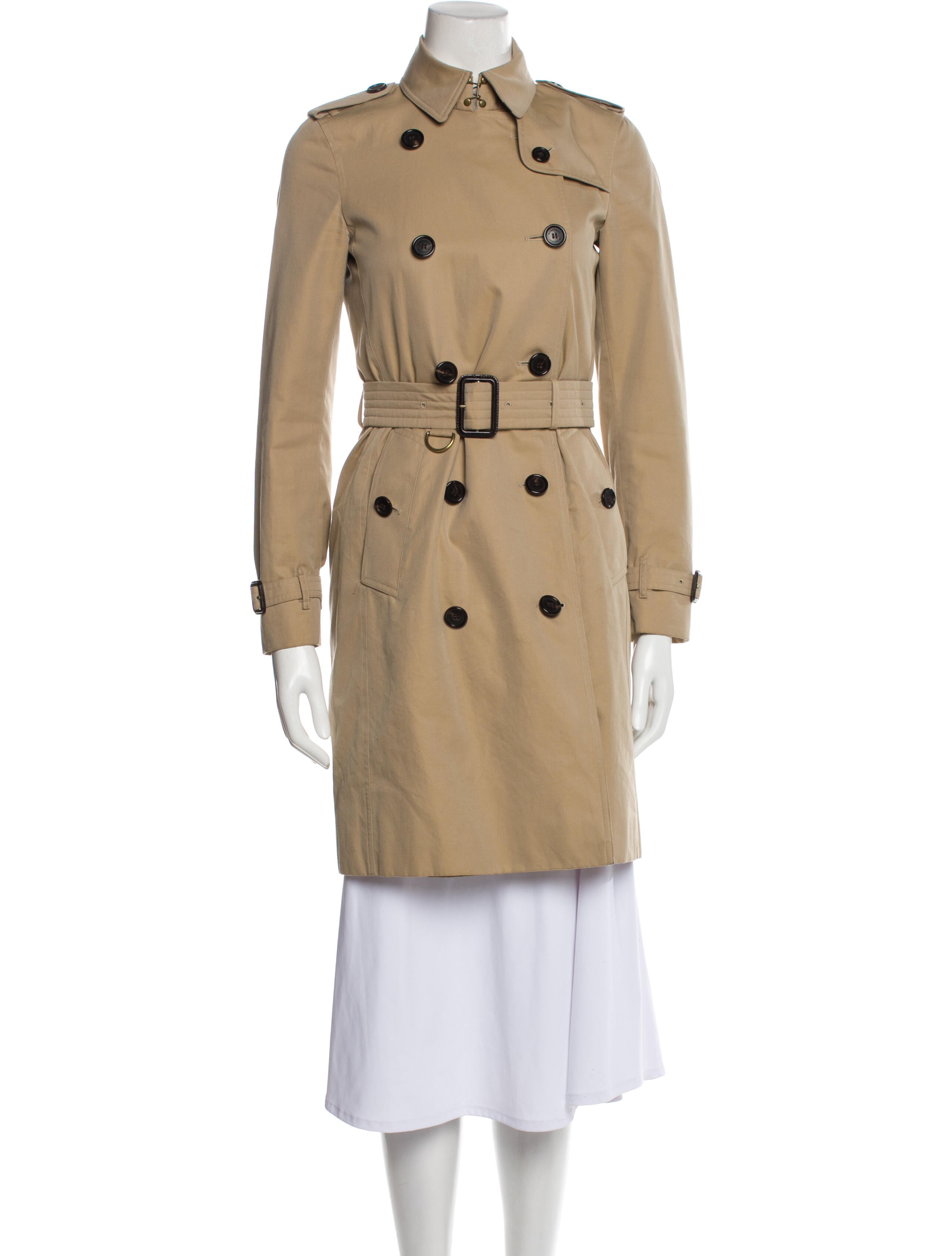 Burberry Trench Coat Brown Coats, Clothing BUR366494 The RealReal